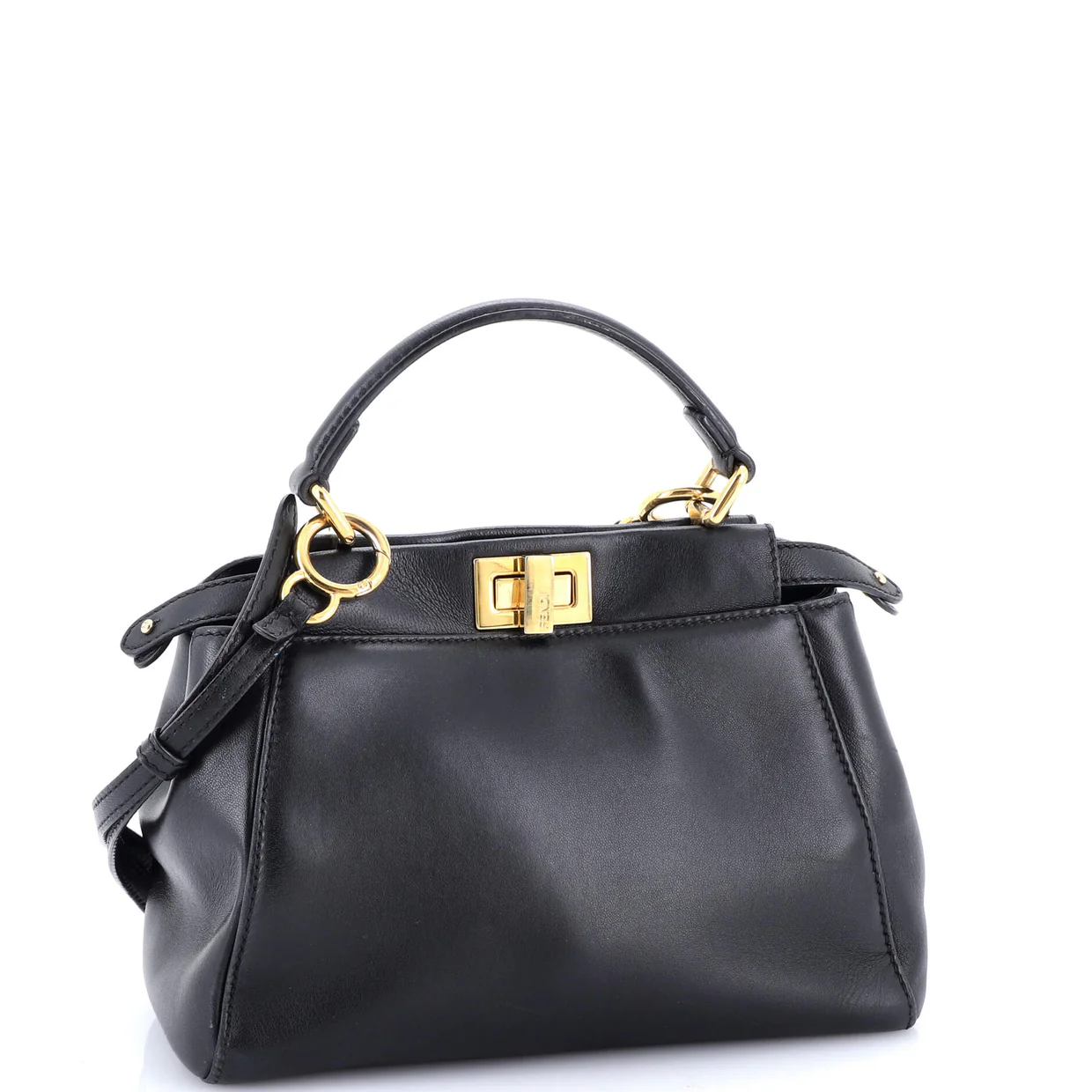 Peekaboo Bag Leather Mini - Deep Luxury