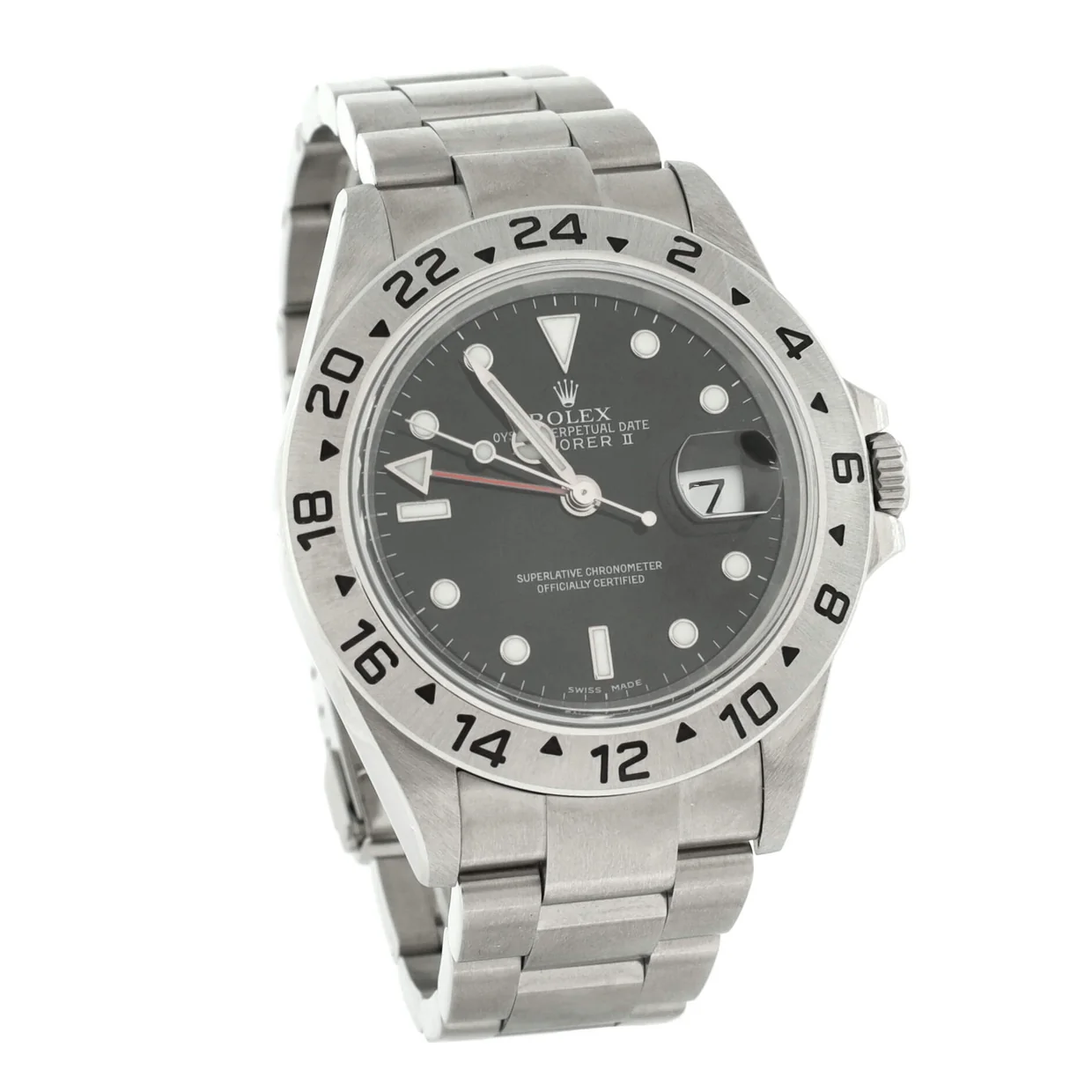Oyster Perpetual Explorer II Automatic Watch Stainless Steel 40 - Deep Luxury