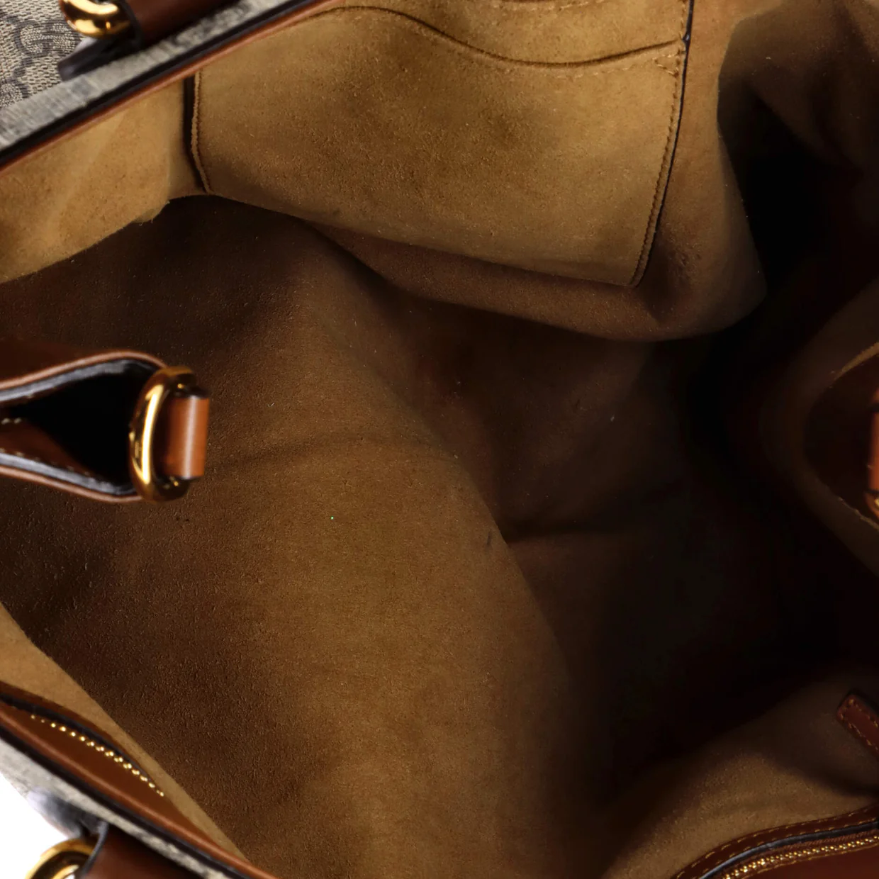 Convertible Tote GG Coated Canvas with Leather Medium - Deep Luxury