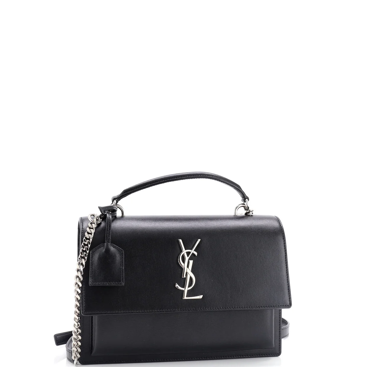 Sunset Crossbody Bag Leather Large - Deep Luxury