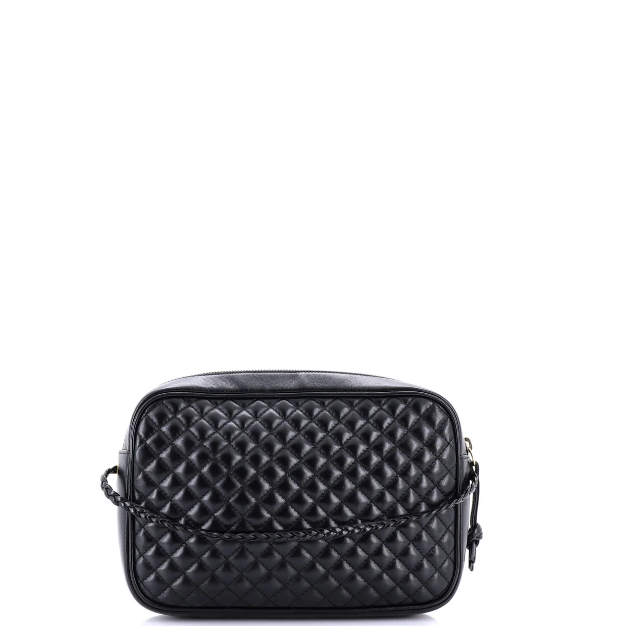 Trapuntata Camera Bag Quilted Leather Small - Deep Luxury