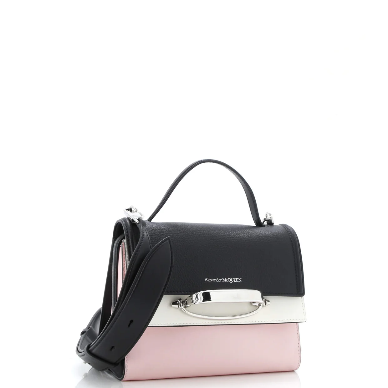 The Story Top Handle Bag Leather - Deep Luxury