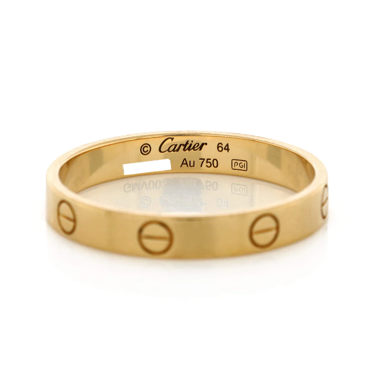 Love Wedding Band Ring 18K Yellow Gold - Deep Luxury
