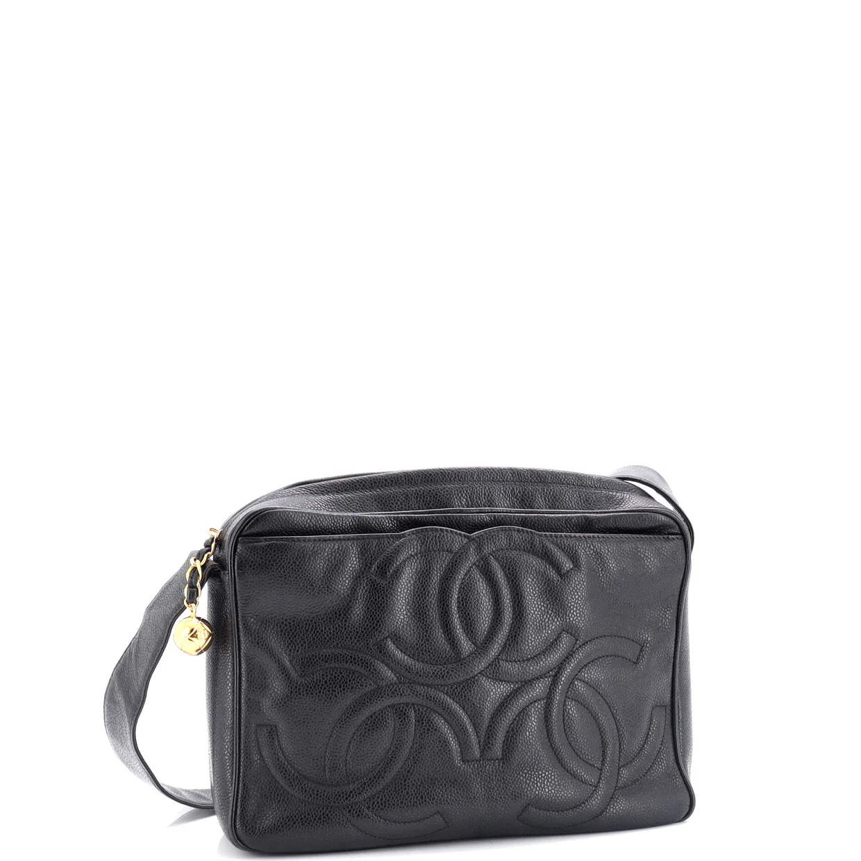Vintage Triple CC Camera Shoulder Bag Caviar Medium - Deep Luxury