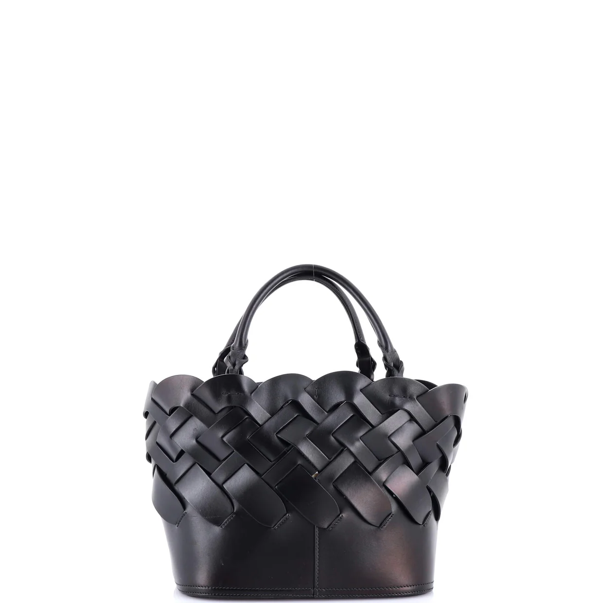 Tress Tote Leather Small - Deep Luxury