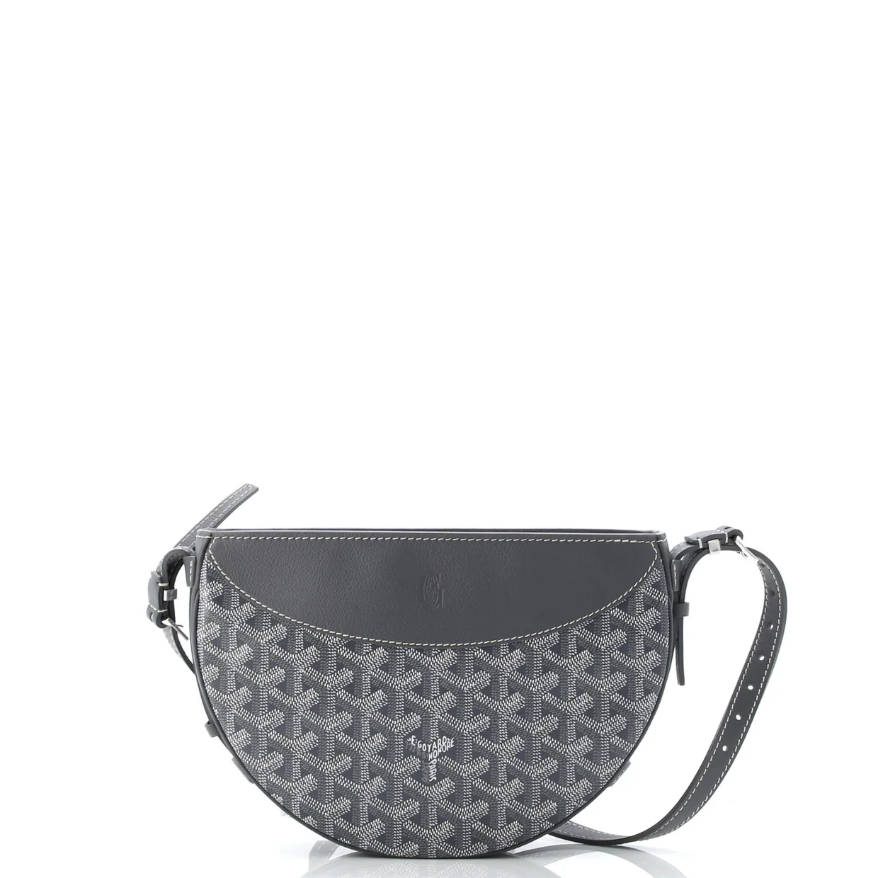 Hirondelle Shoulder Bag Coated Canvas and Leather - Deep Luxury