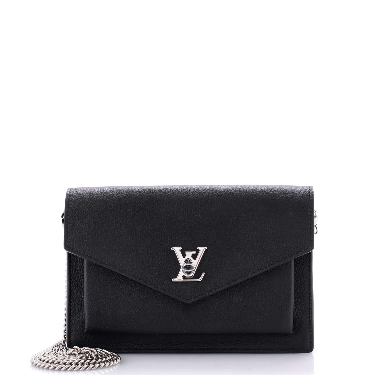 Mylockme Chain Pochette Leather - Deep Luxury