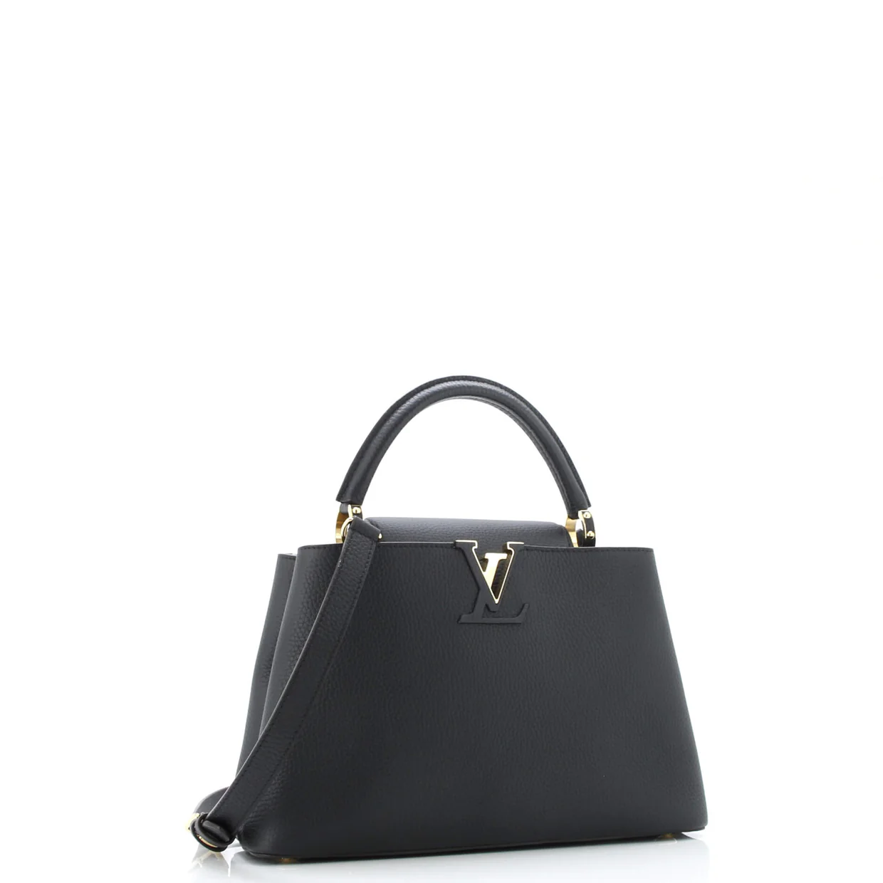 Capucines Bag Leather PM - Deep Luxury