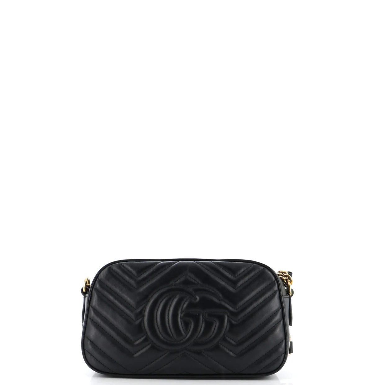 GG Marmont Shoulder Bag Embellished Matelasse Leather Small - Deep Luxury