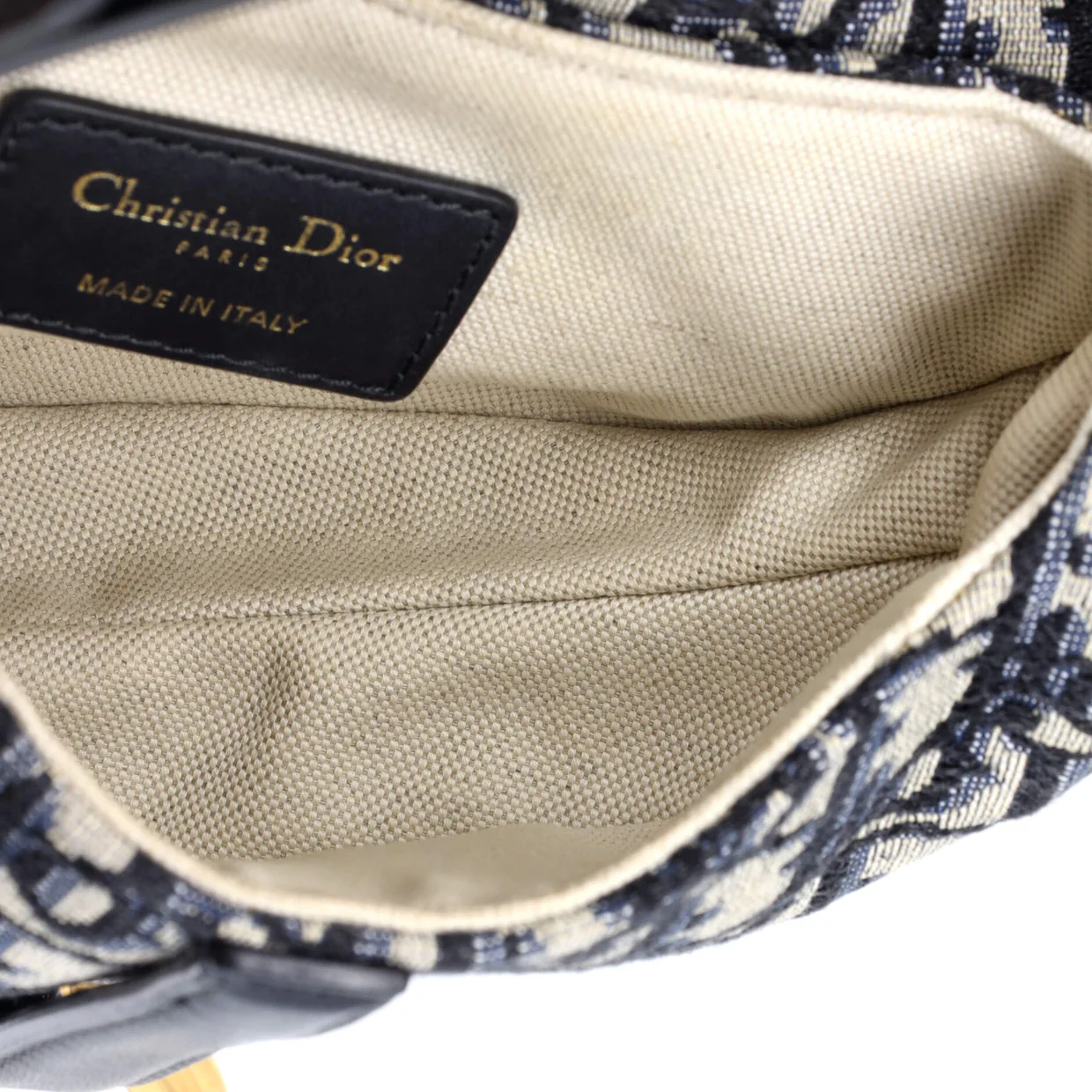 Saddle Handbag Oblique Canvas Mini - Deep Luxury