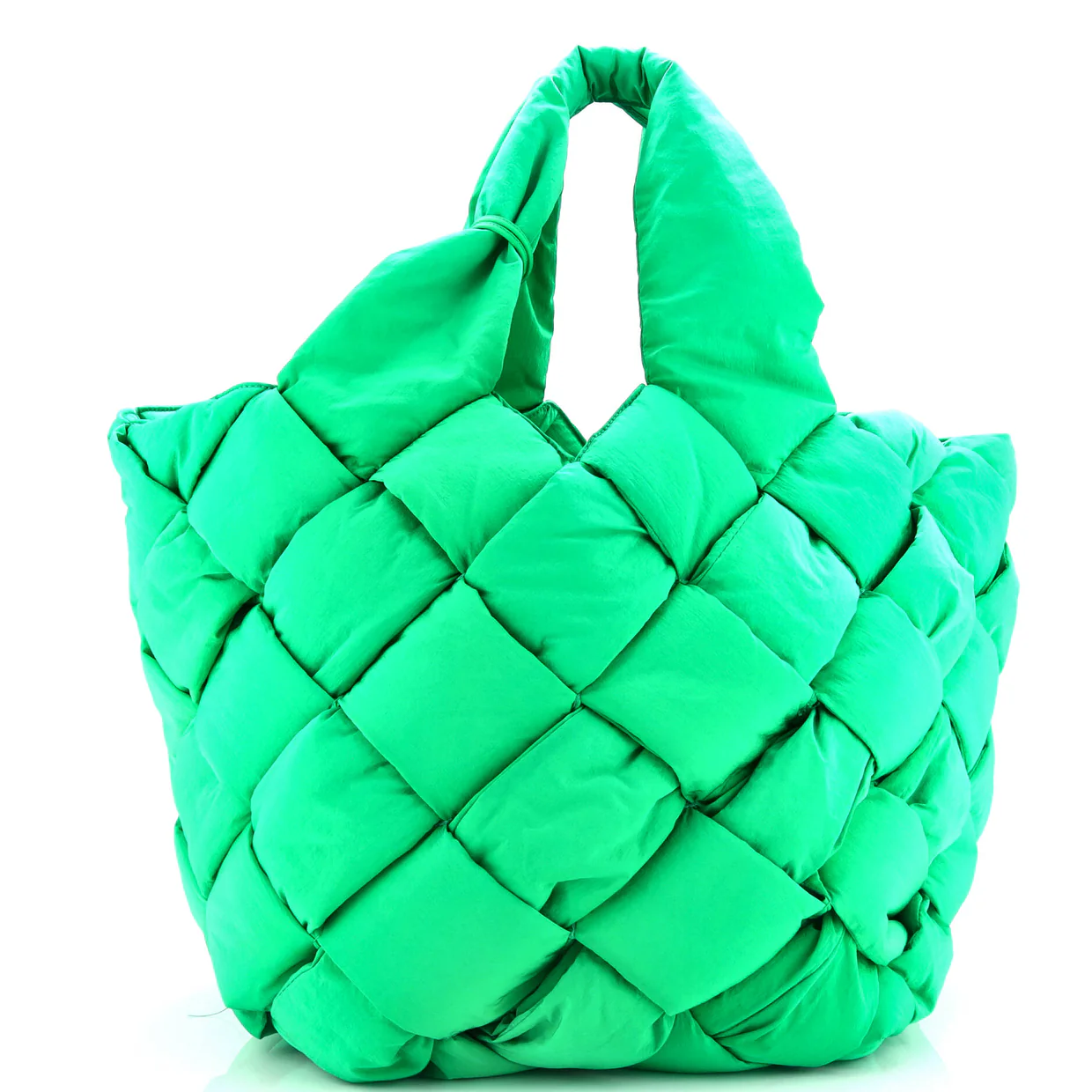Cassette Paper Tote Intrecciato Nylon - Deep Luxury