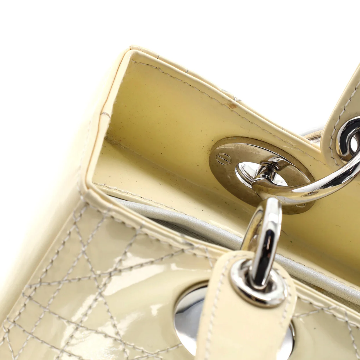 Lady Dior Bag Cannage Quilt Patent Medium - Deep Luxury