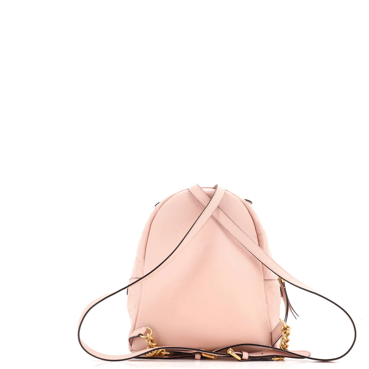 By The Way Backpack Zucca Embossed Leather Mini - Deep Luxury