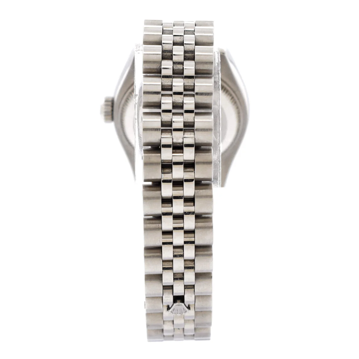 Oyster Perpetual Datejust Automatic Watch Stainless Steel and White Gold with Diamond Markers 26 - Deep Luxury