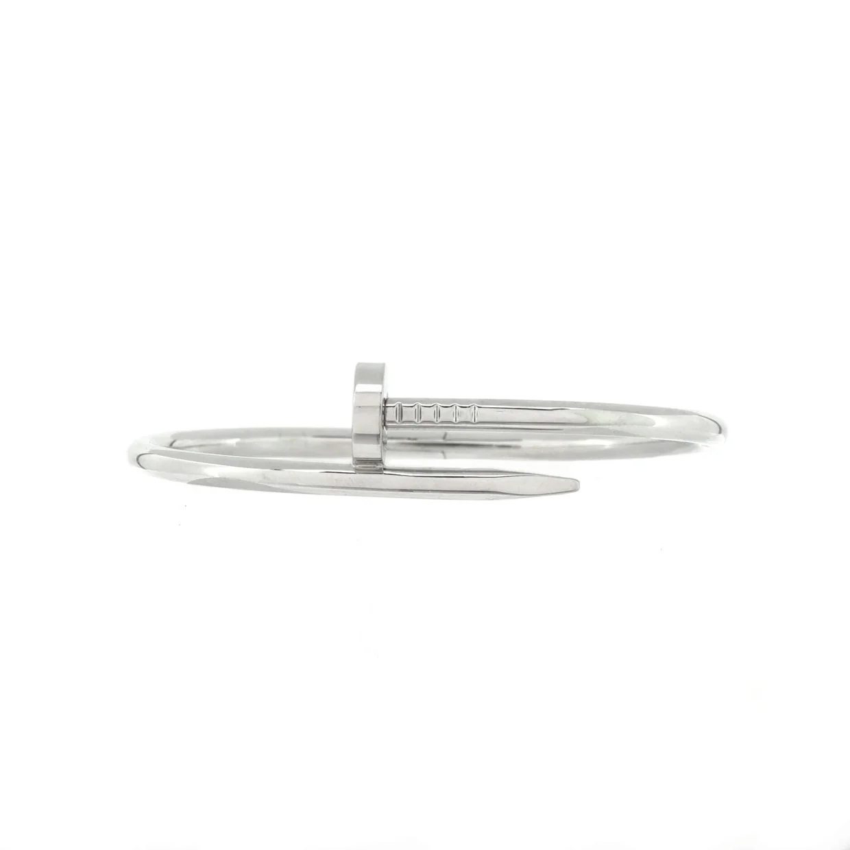 Juste un Clou Bracelet 18K White Gold Classic - Deep Luxury