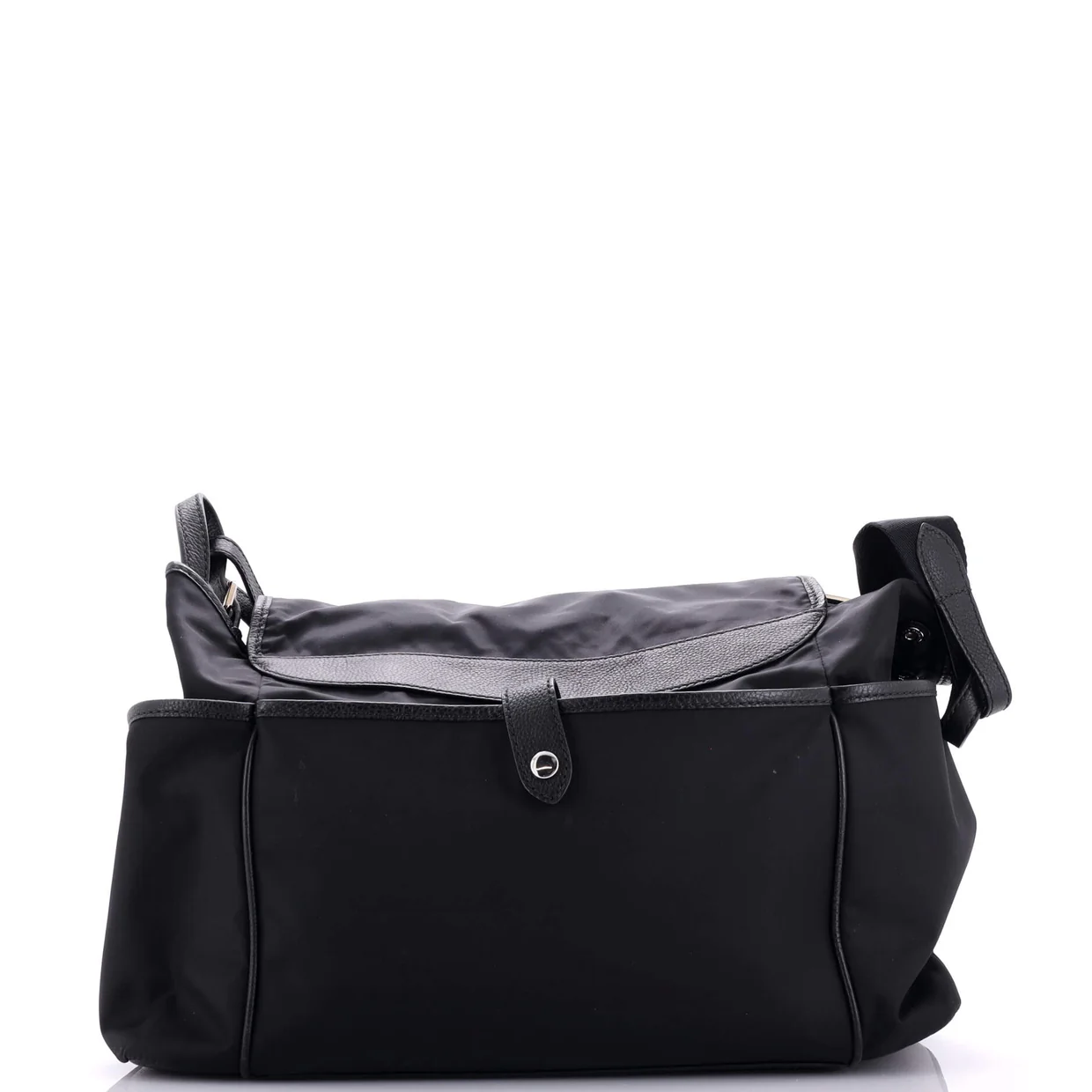 Flap Top Diaper Bag Nylon - Deep Luxury