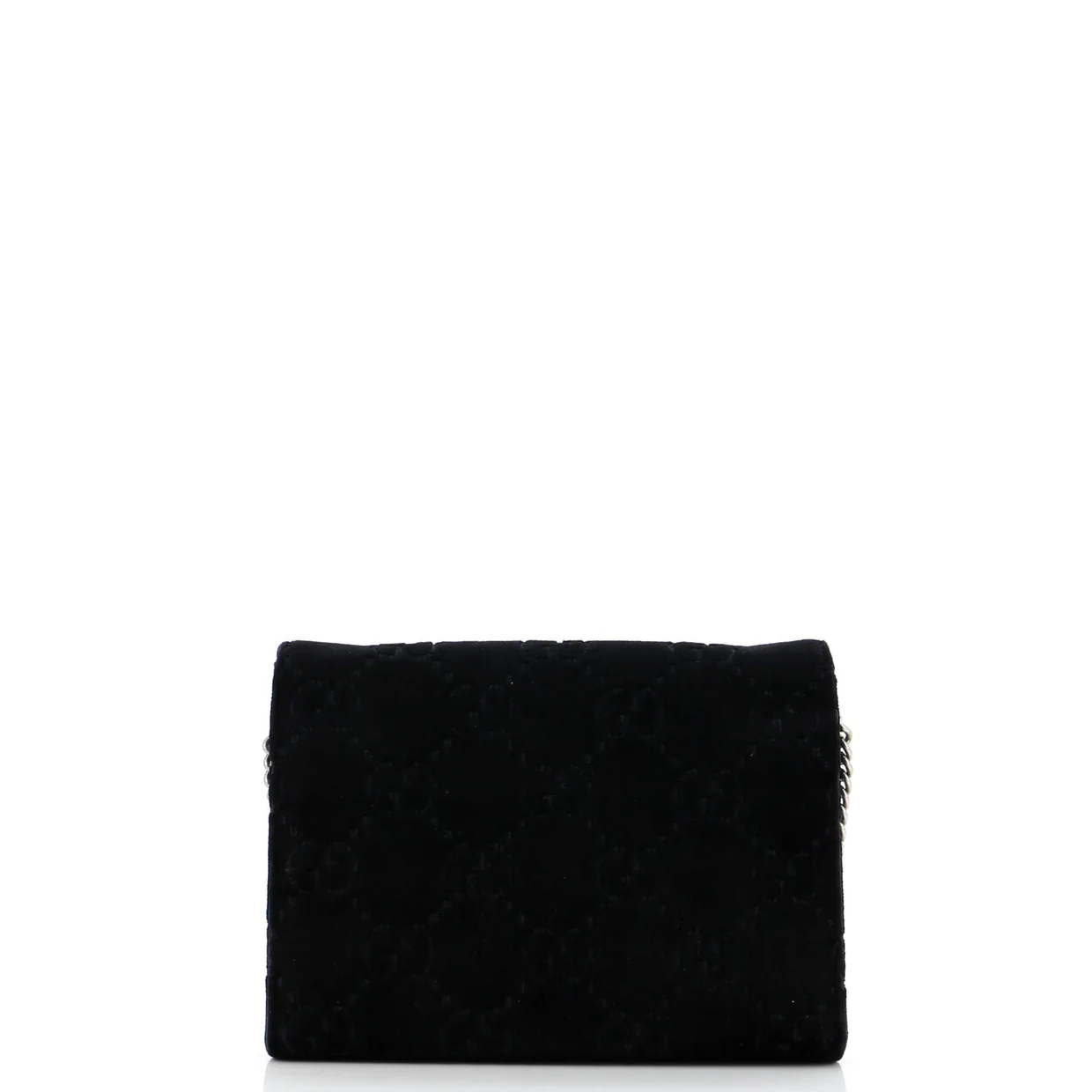 Dionysus Chain Wallet GG Velvet Small - Deep Luxury