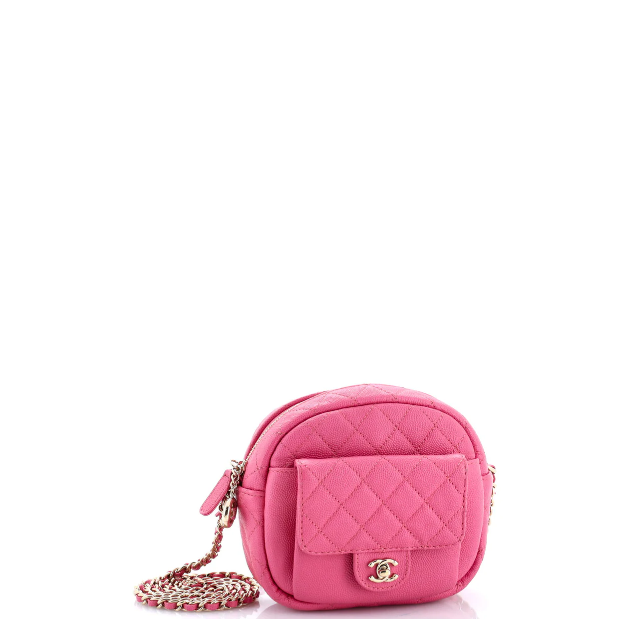 CC Day Camera Case Quilted Caviar Small - Deep Luxury