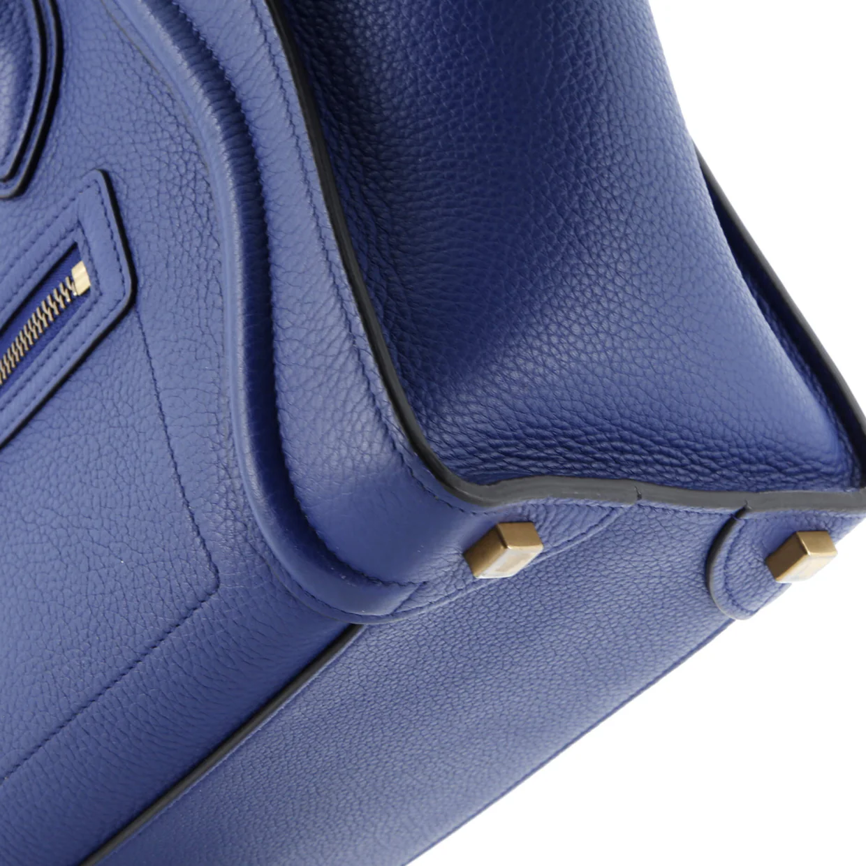 Luggage Bag Grainy Leather Mini - Deep Luxury