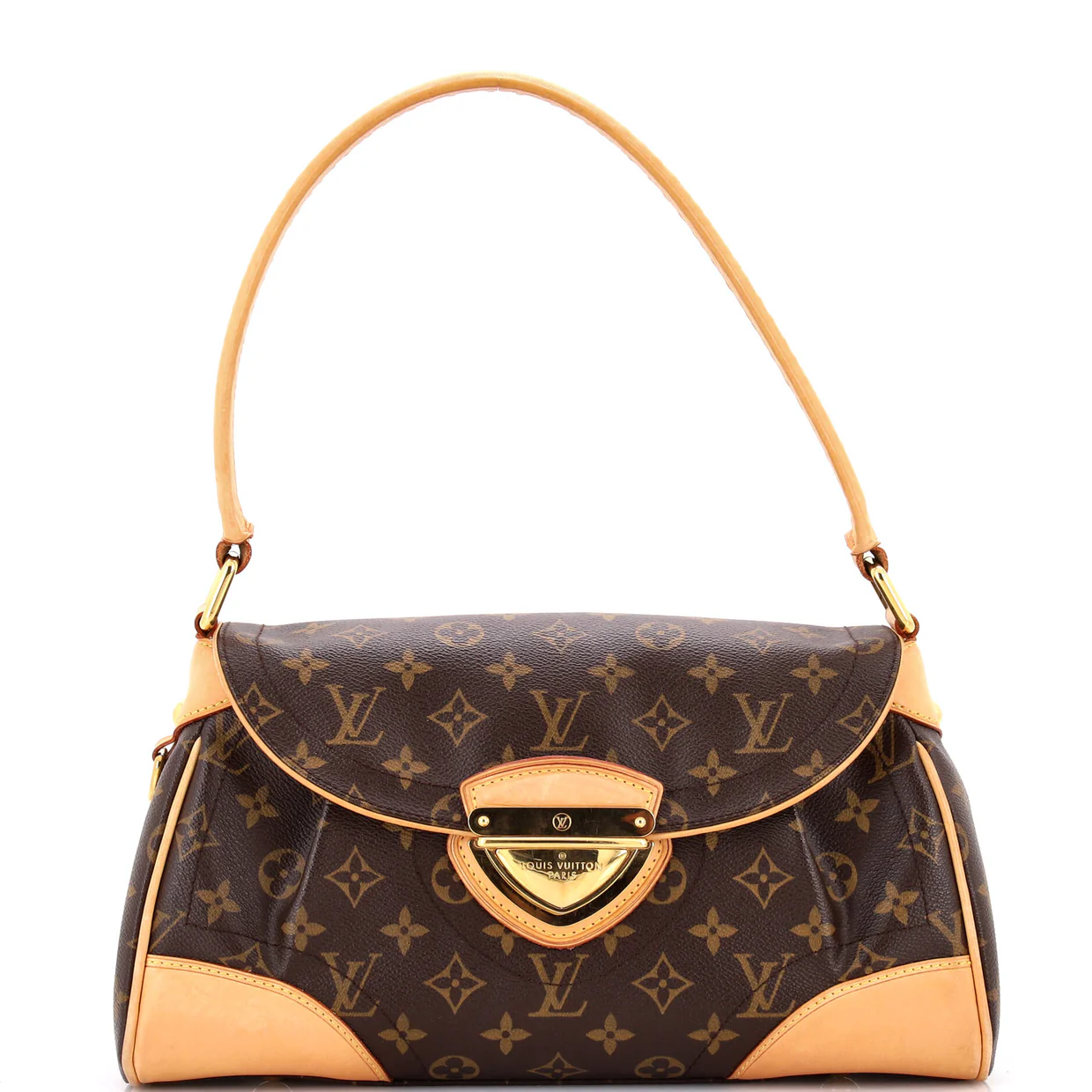 Beverly Handbag Monogram Canvas MM - Deep Luxury