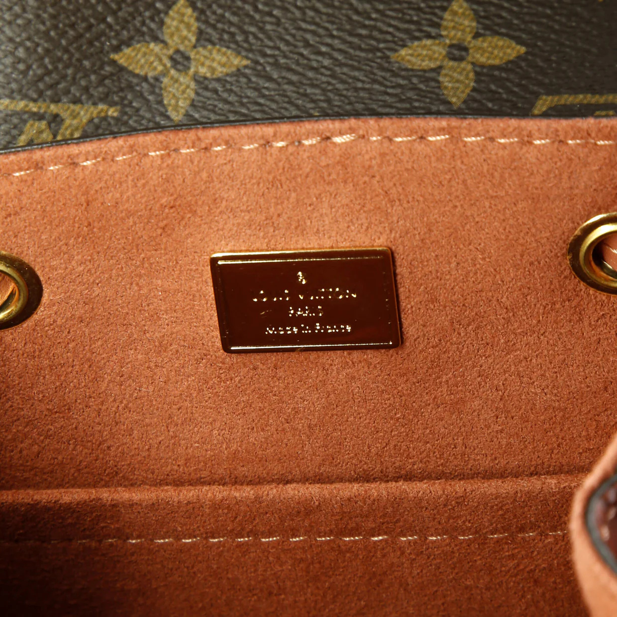 Hot Springs Backpack Vernis with Monogram Canvas - Deep Luxury