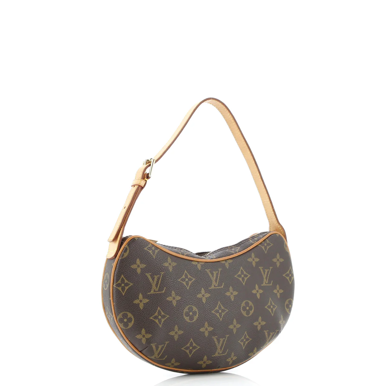 Croissant Handbag Monogram Canvas PM - Deep Luxury