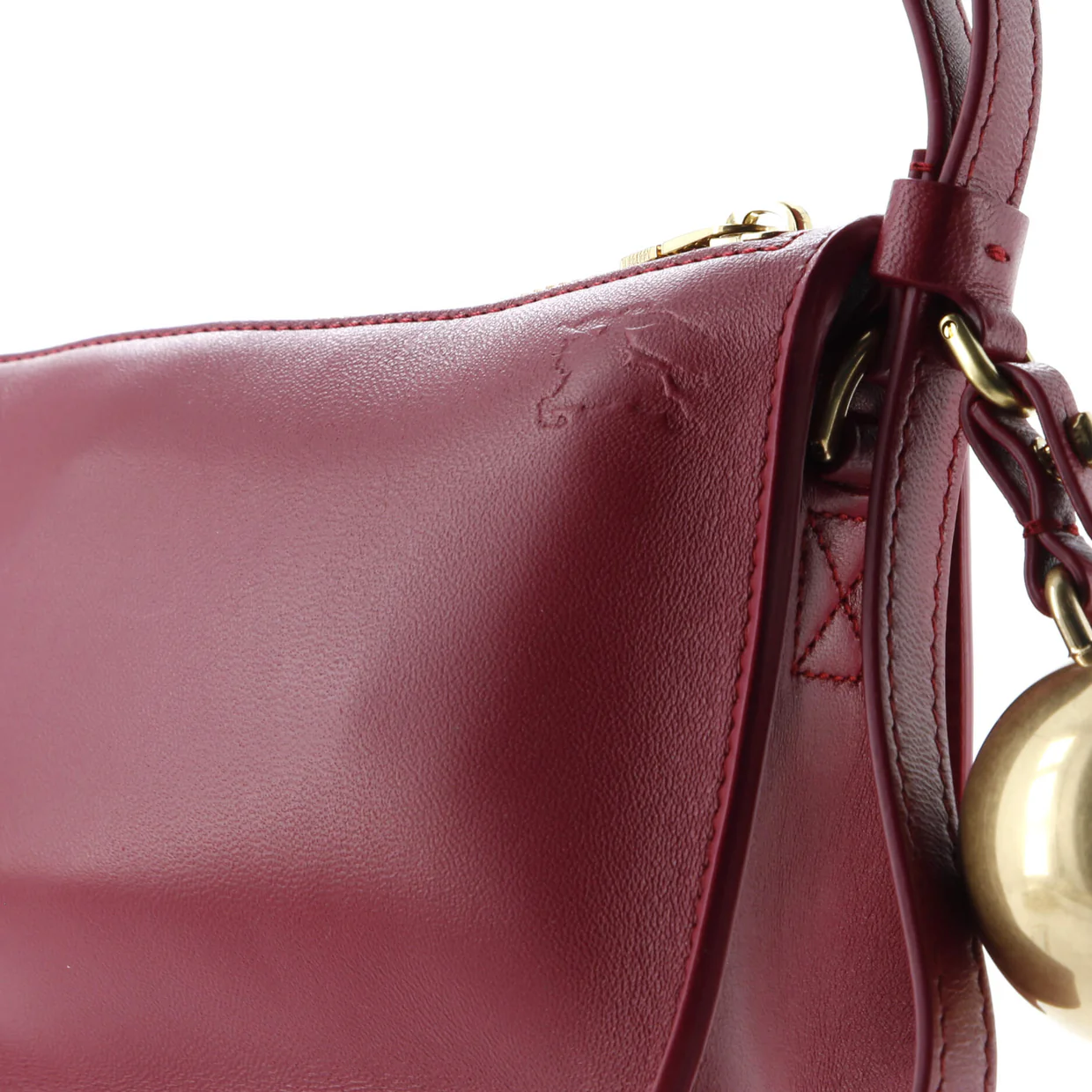 Shield Sling Shoulder Bag Leather Mini - Deep Luxury