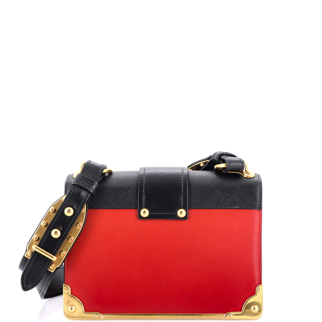 Cahier Crossbody Bag Crystal Embellished Leather Small - Deep Luxury