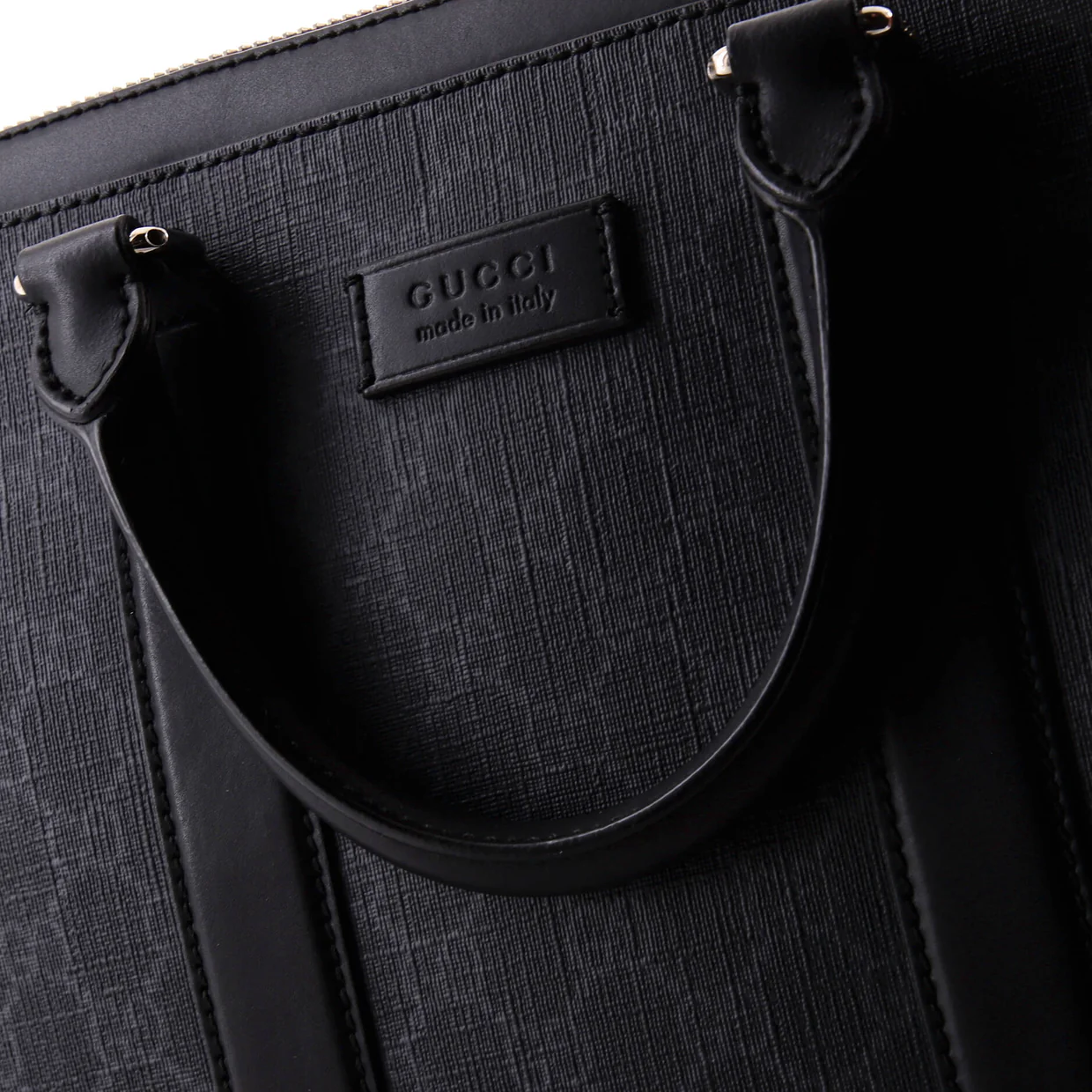 Convertible Zip Around Briefcase GG Coated Canvas Medium - Deep Luxury