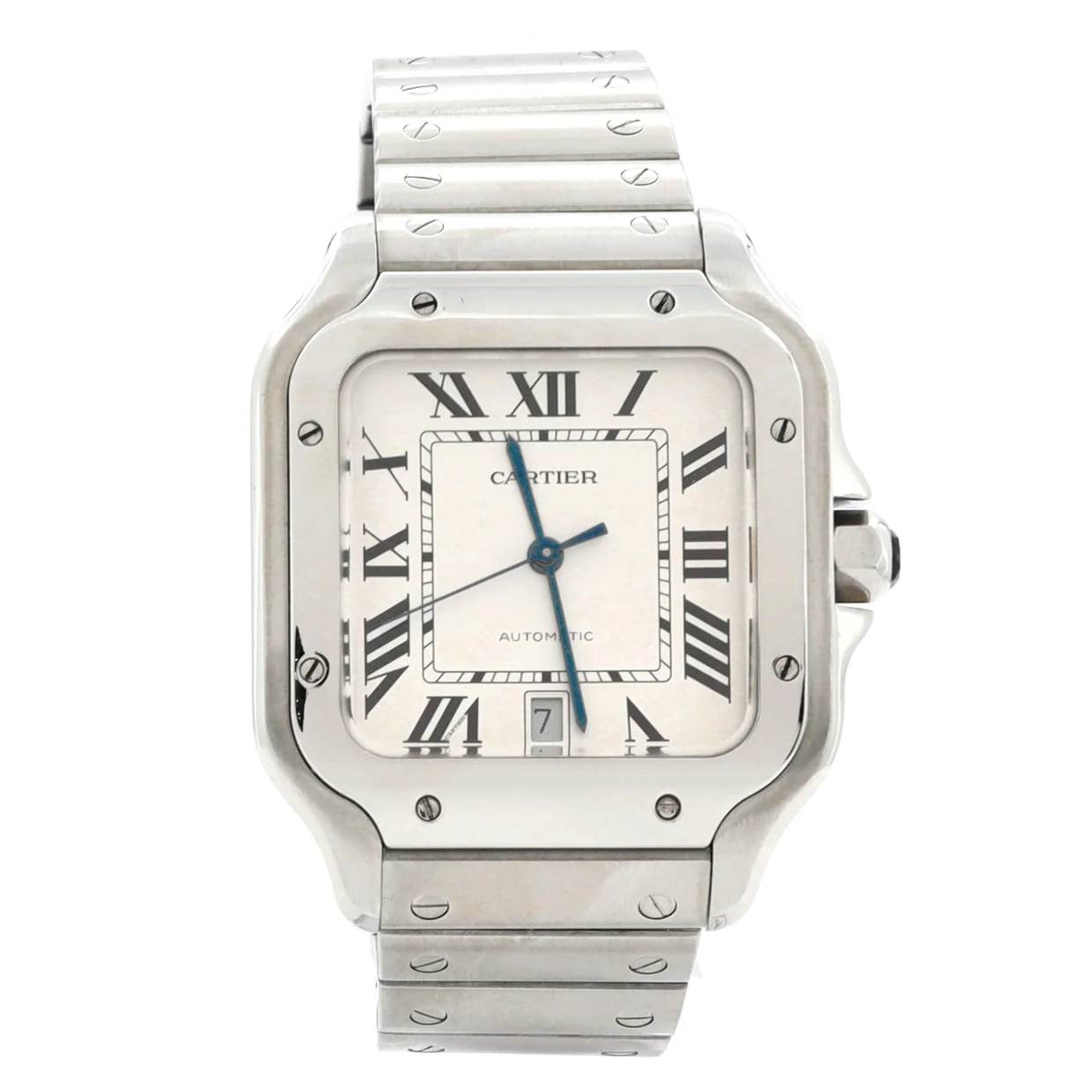 Santos de Cartier Automatic Watch Stainless Steel 40 - Deep Luxury