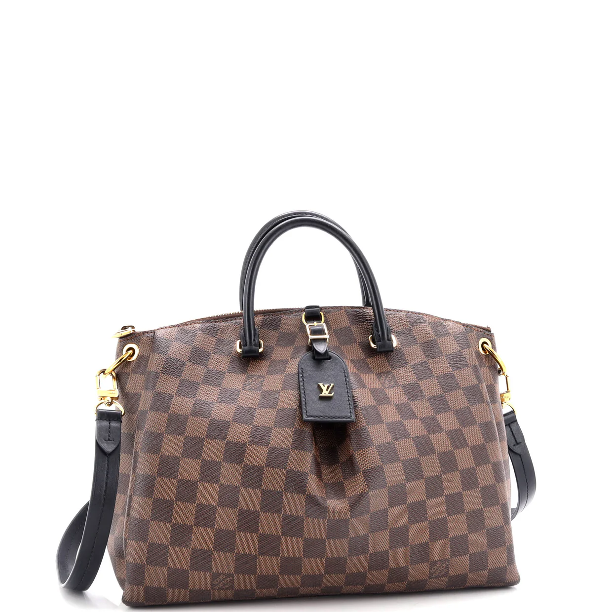 Odeon Tote Damier MM - Deep Luxury