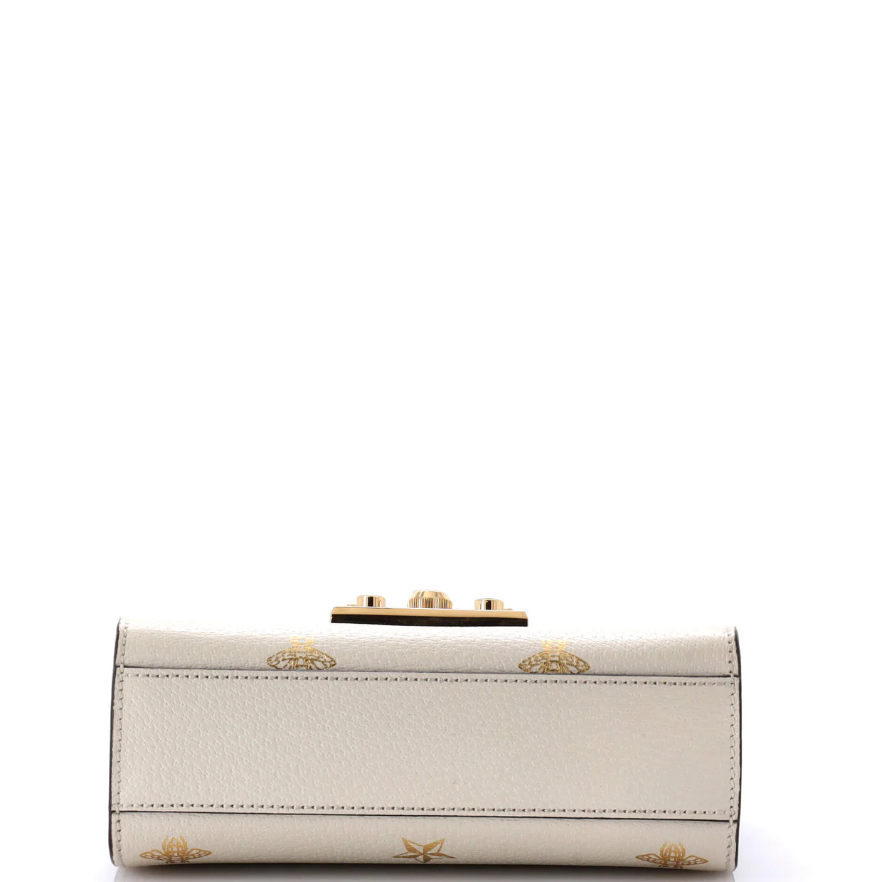 Padlock Shoulder Bag Printed Leather Small - Deep Luxury