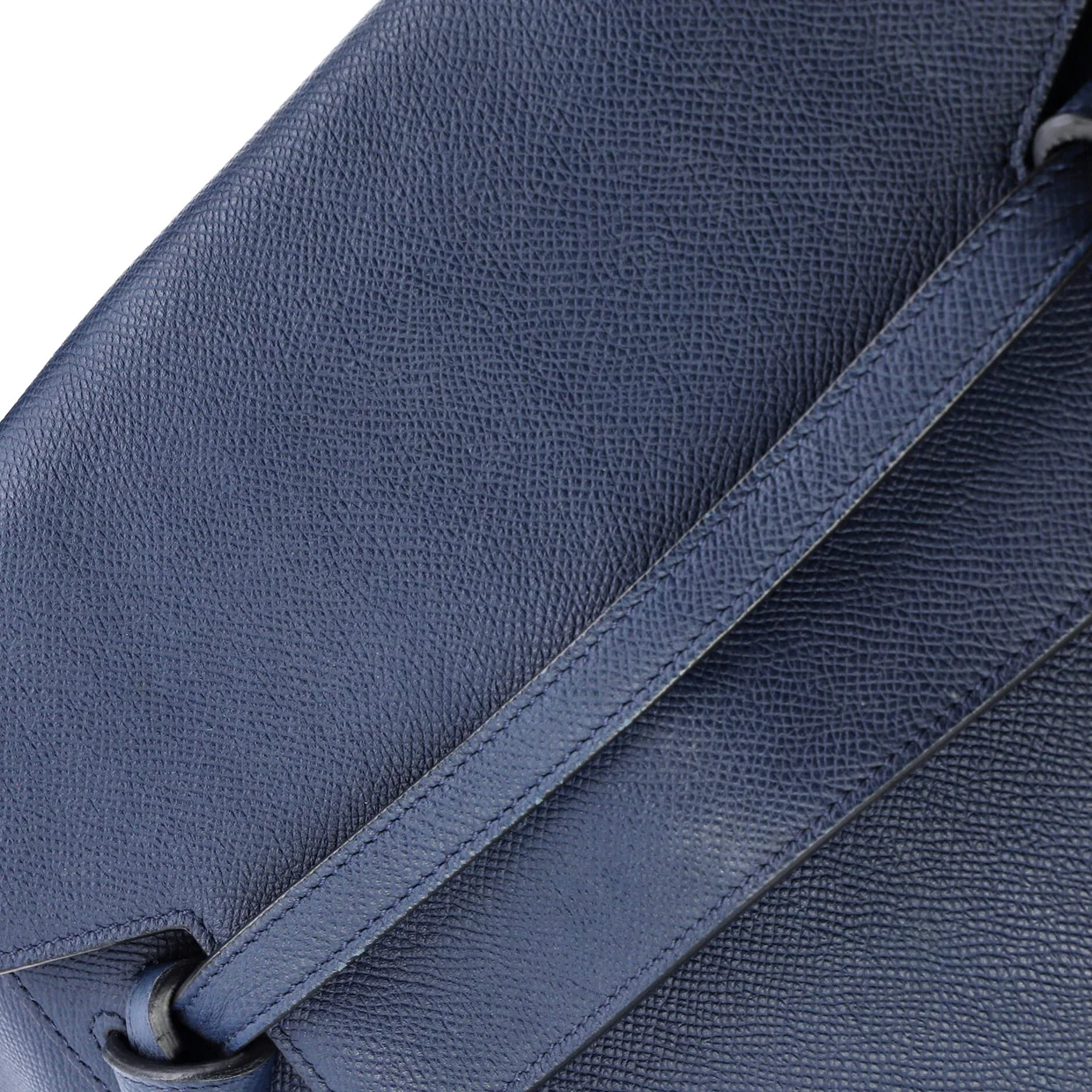 Belt Bag Textured Leather Mini - Deep Luxury