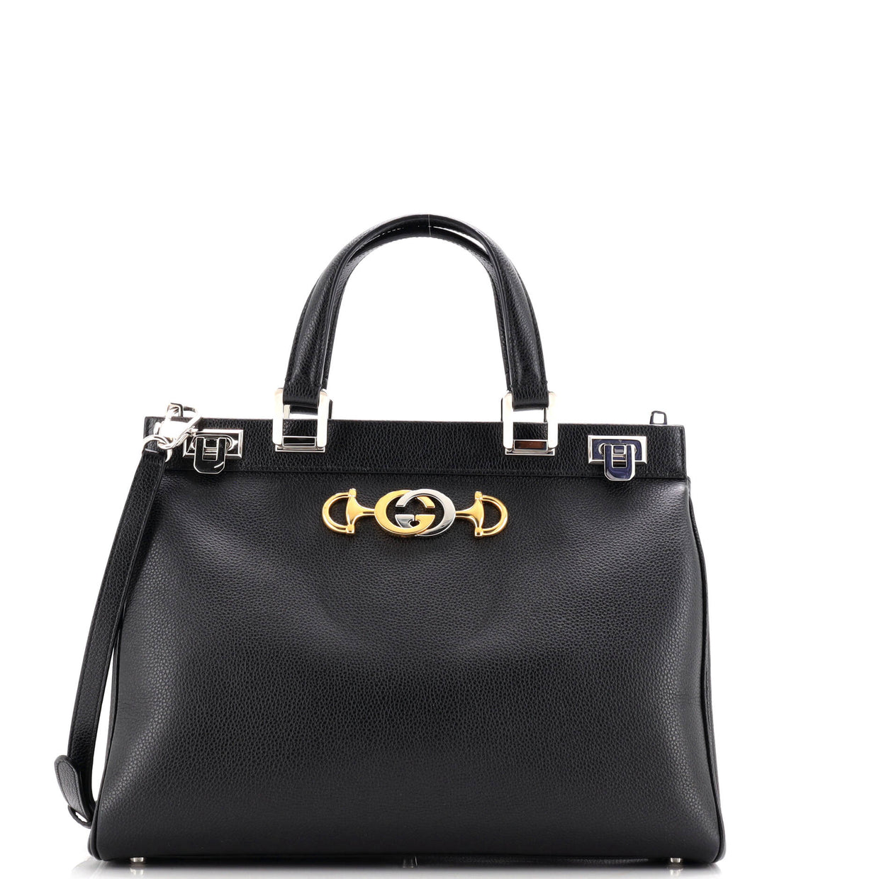 Zumi Top Handle Bag Leather Medium - Deep Luxury