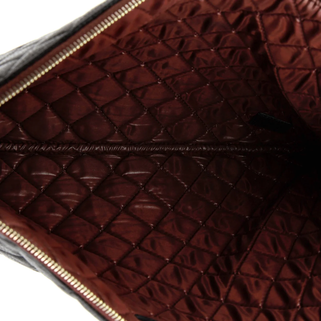 O Case Clutch Quilted Caviar Large - Deep Luxury
