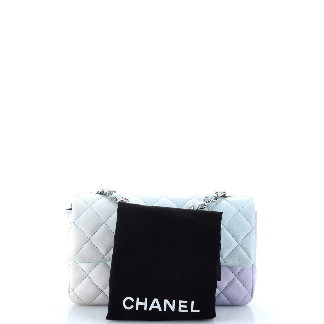 Classic Single Flap Bag Quilted Ombre Lambskin Mini - Deep Luxury