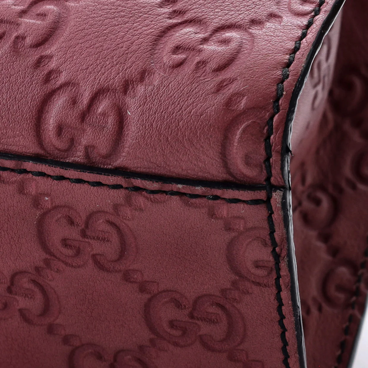 Emily Chain Flap Bag Guccissima Leather Medium - Deep Luxury