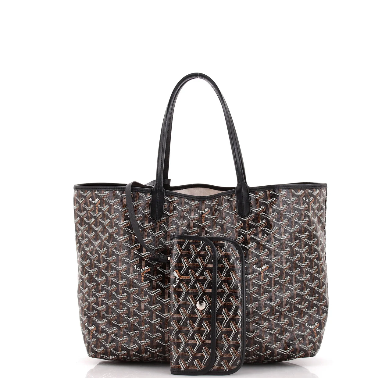 Saint Louis Tote Claire Voie Coated Canvas PM - Deep Luxury