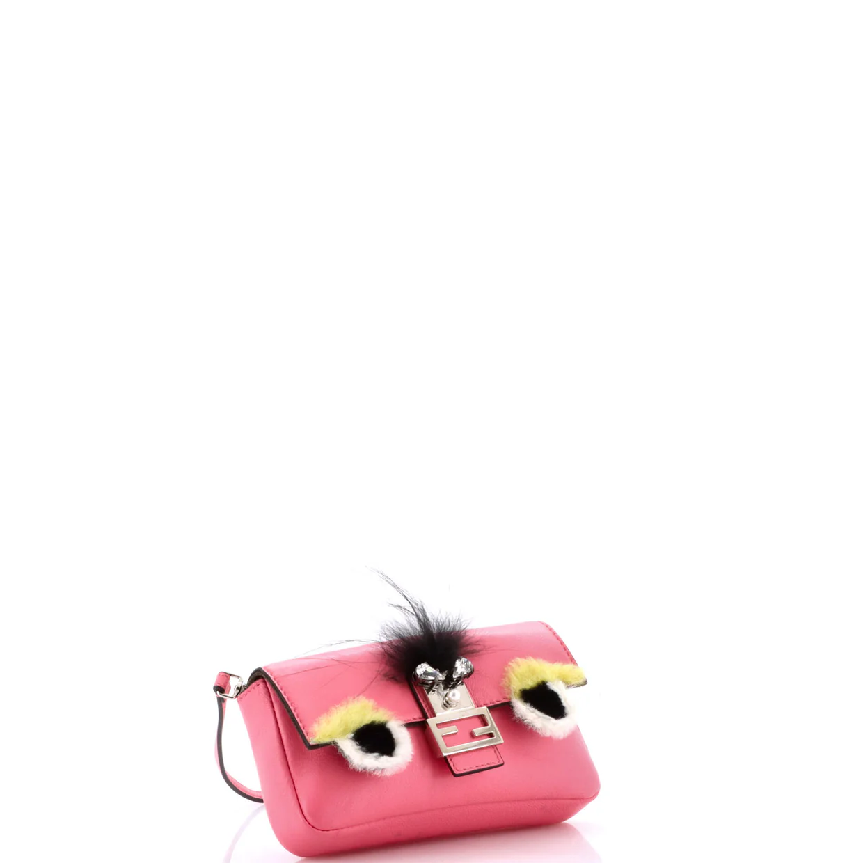 Monster Baguette Leather and Fur Micro - Deep Luxury