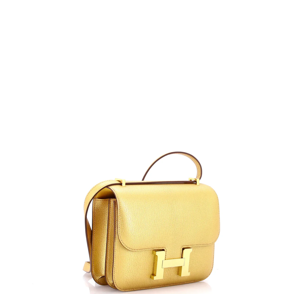 Constance NM Bag Metallic Chevre Chamkilight 18 - Deep Luxury