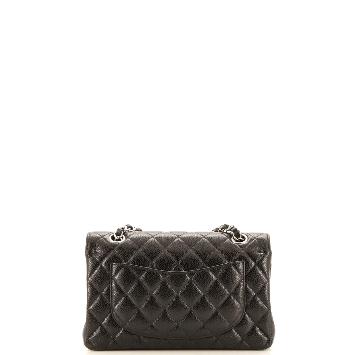 Classic Double Flap Bag Quilted Caviar Small - Deep Luxury