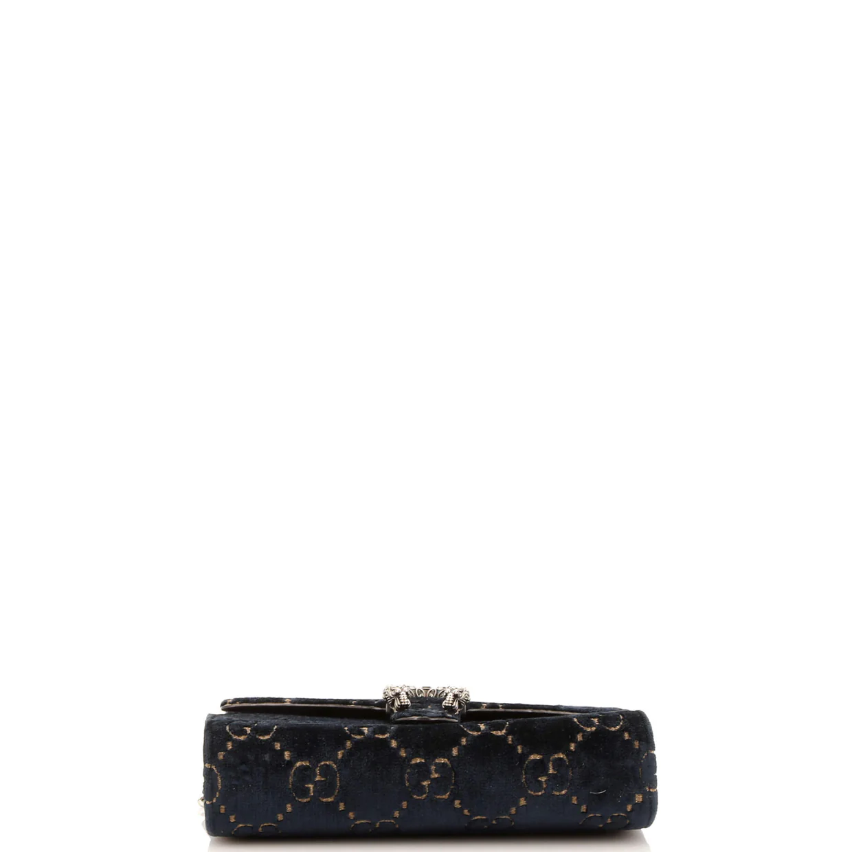 Dionysus Chain Wallet GG Velvet Small - Deep Luxury
