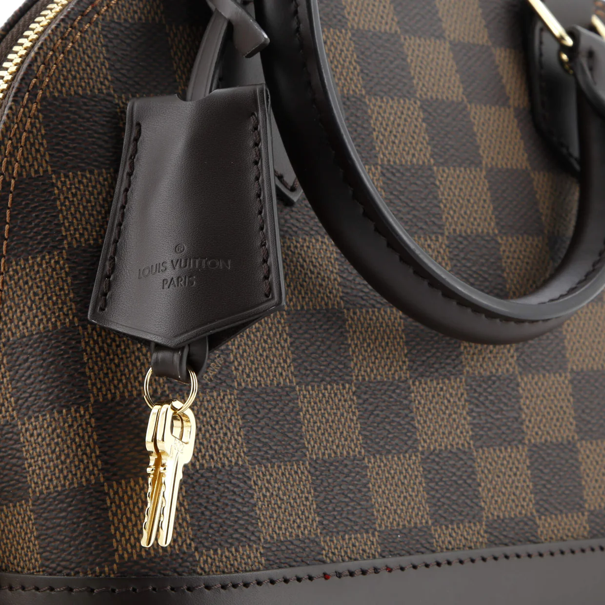 Alma Handbag Damier BB - Deep Luxury