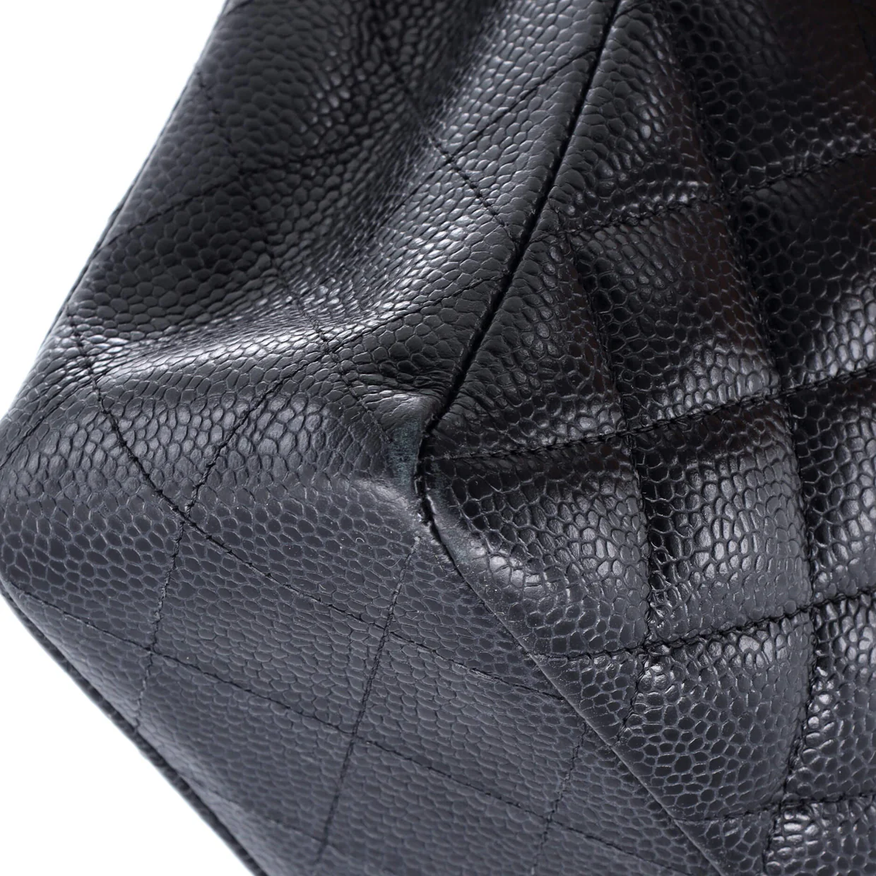 Classic Double Flap Bag Quilted Caviar Small - Deep Luxury