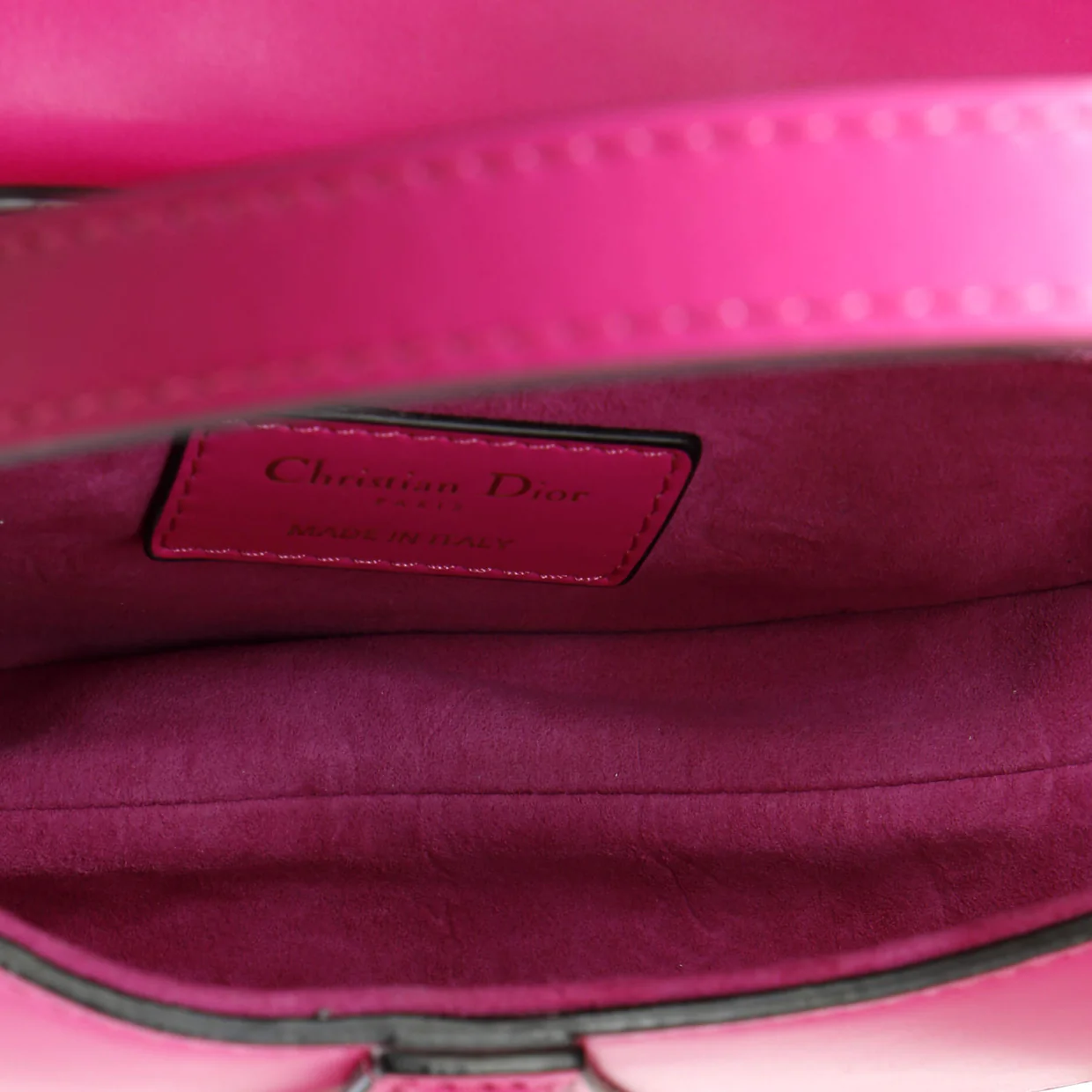 Saddle Handbag with Strap Leather Mini - Deep Luxury
