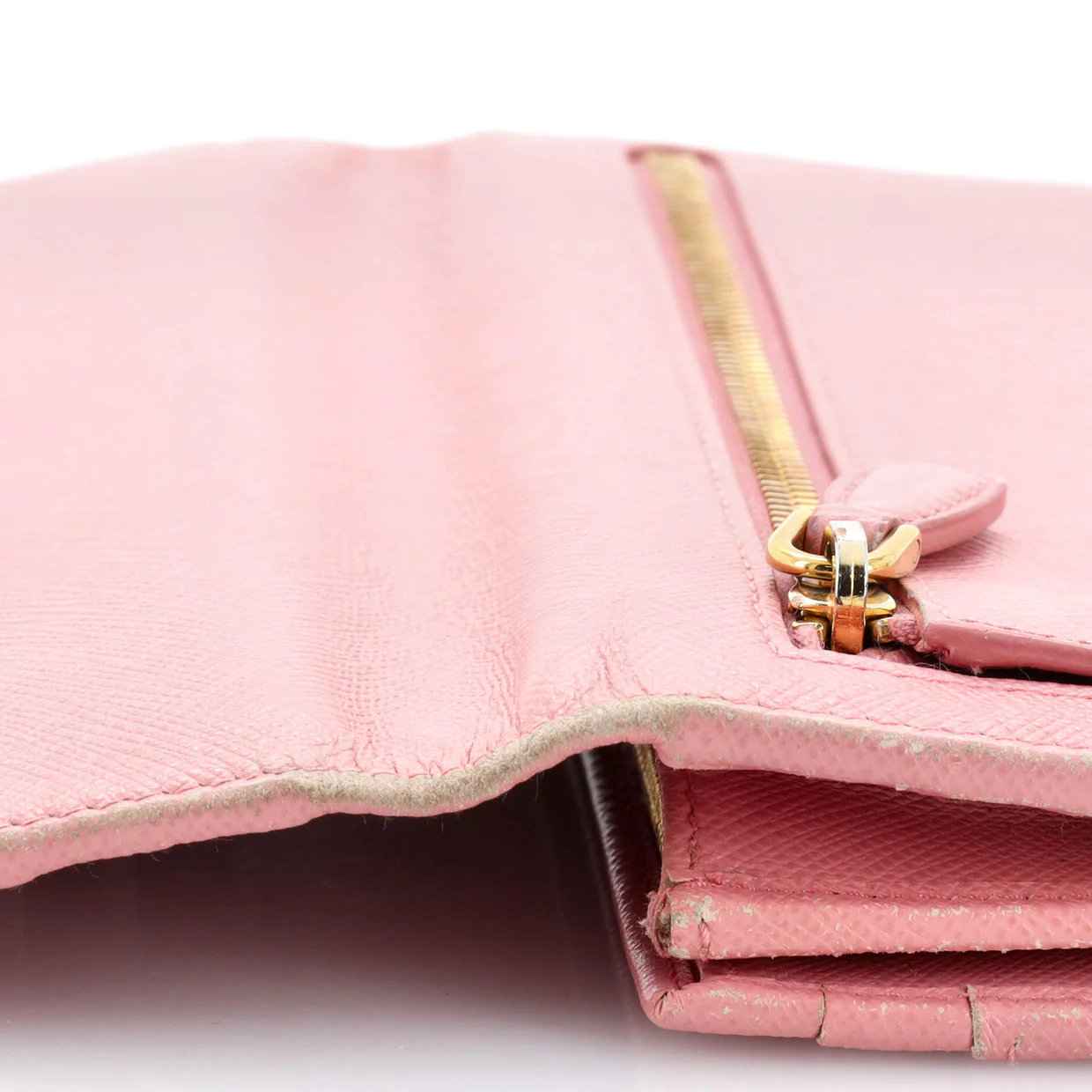 Bow Flap Wallet Saffiano Leather Long - Deep Luxury
