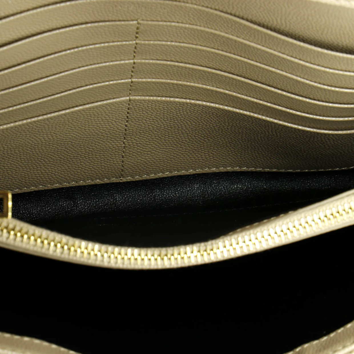 Classic Monogram Chain Wallet Mixed Matelasse Leather Medium - Deep Luxury