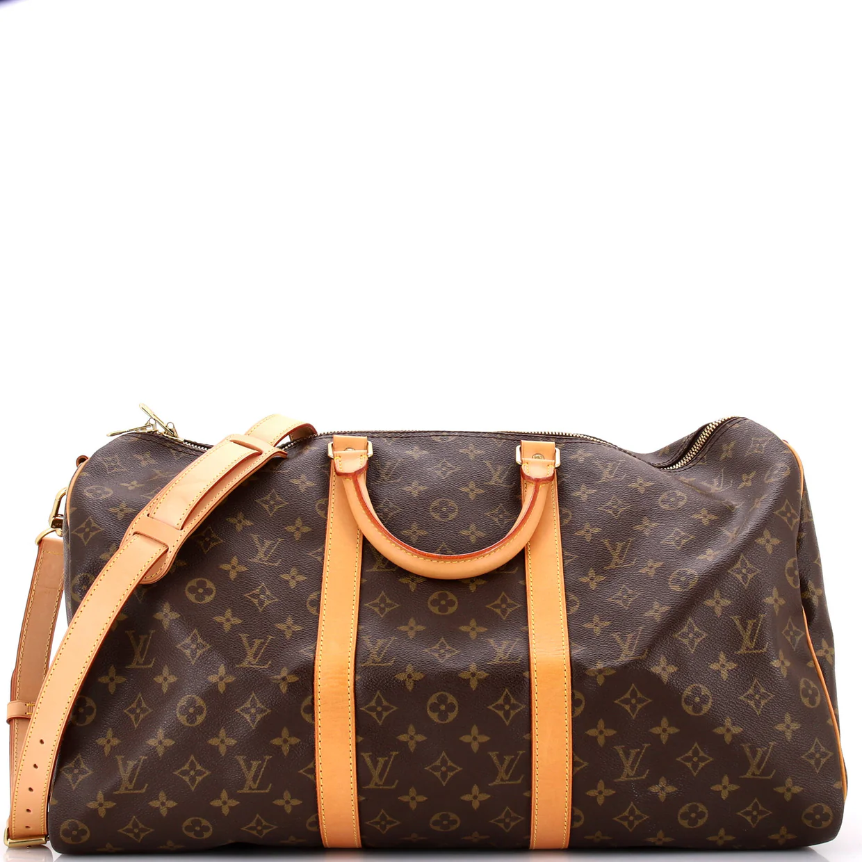 Keepall Bandouliere Bag Monogram Canvas 50 - Deep Luxury