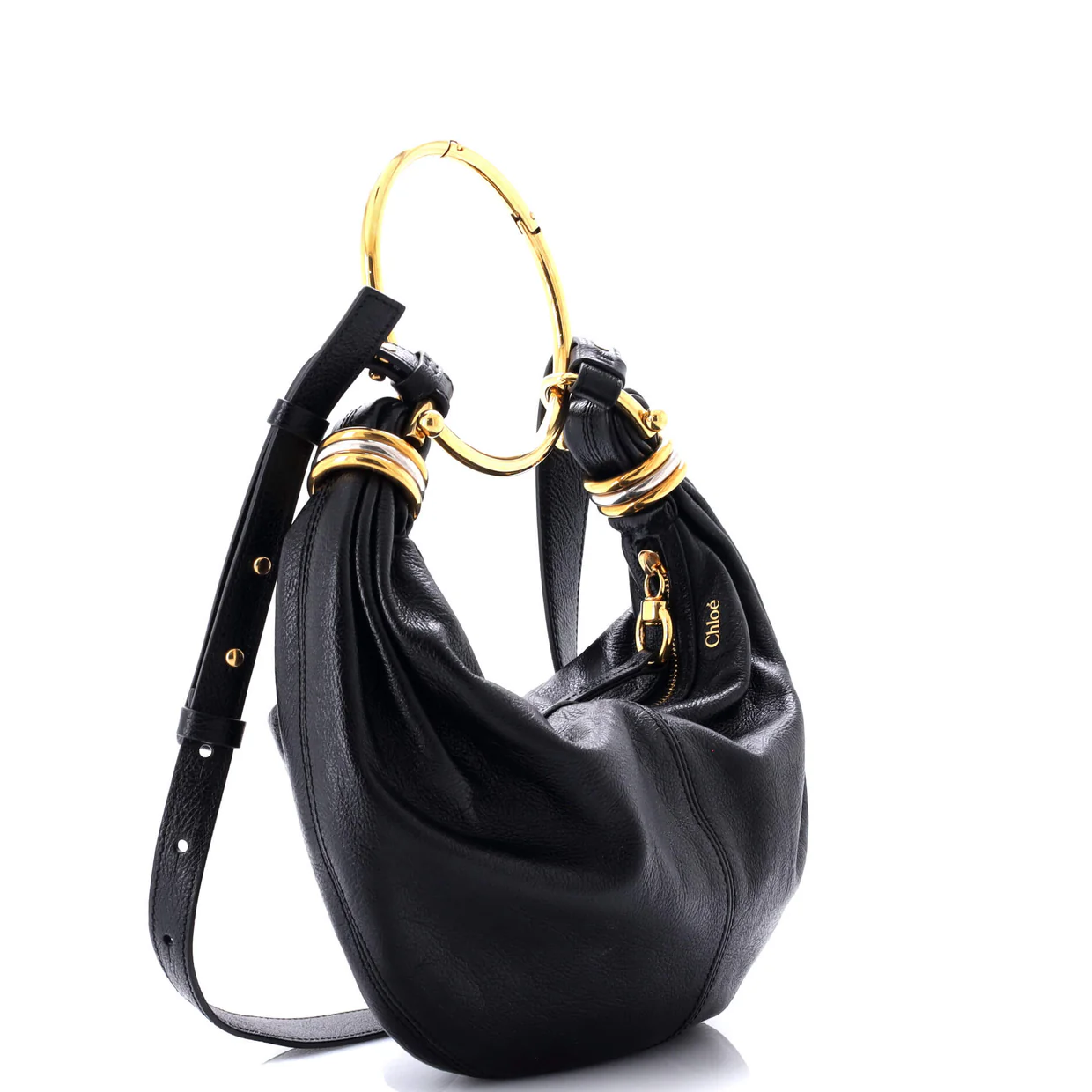 Bracelet Hobo Bag Leather Small - Deep Luxury