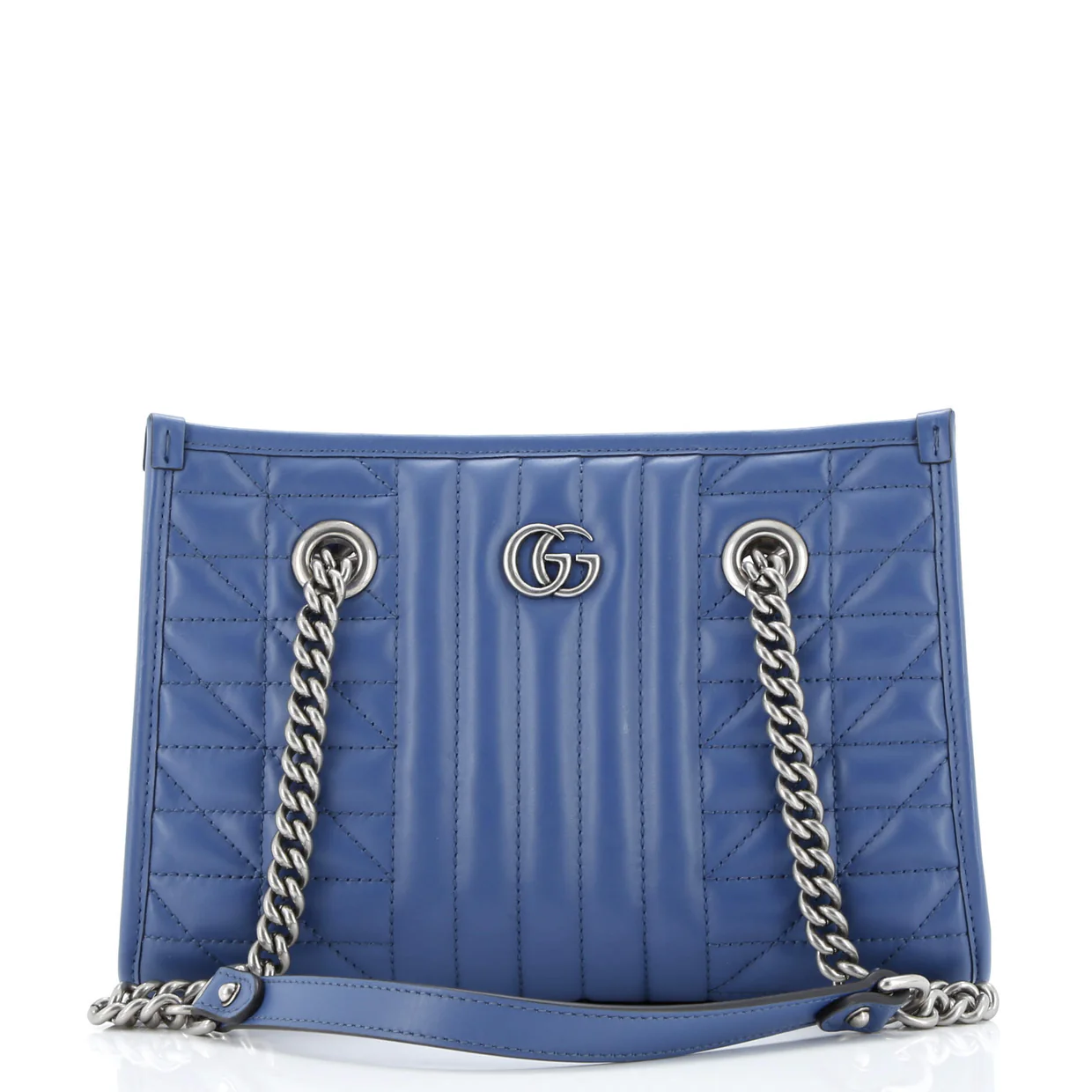 GG Marmont Aria Chain Shopping Tote Mixed Matelasse Leather Medium - Deep Luxury